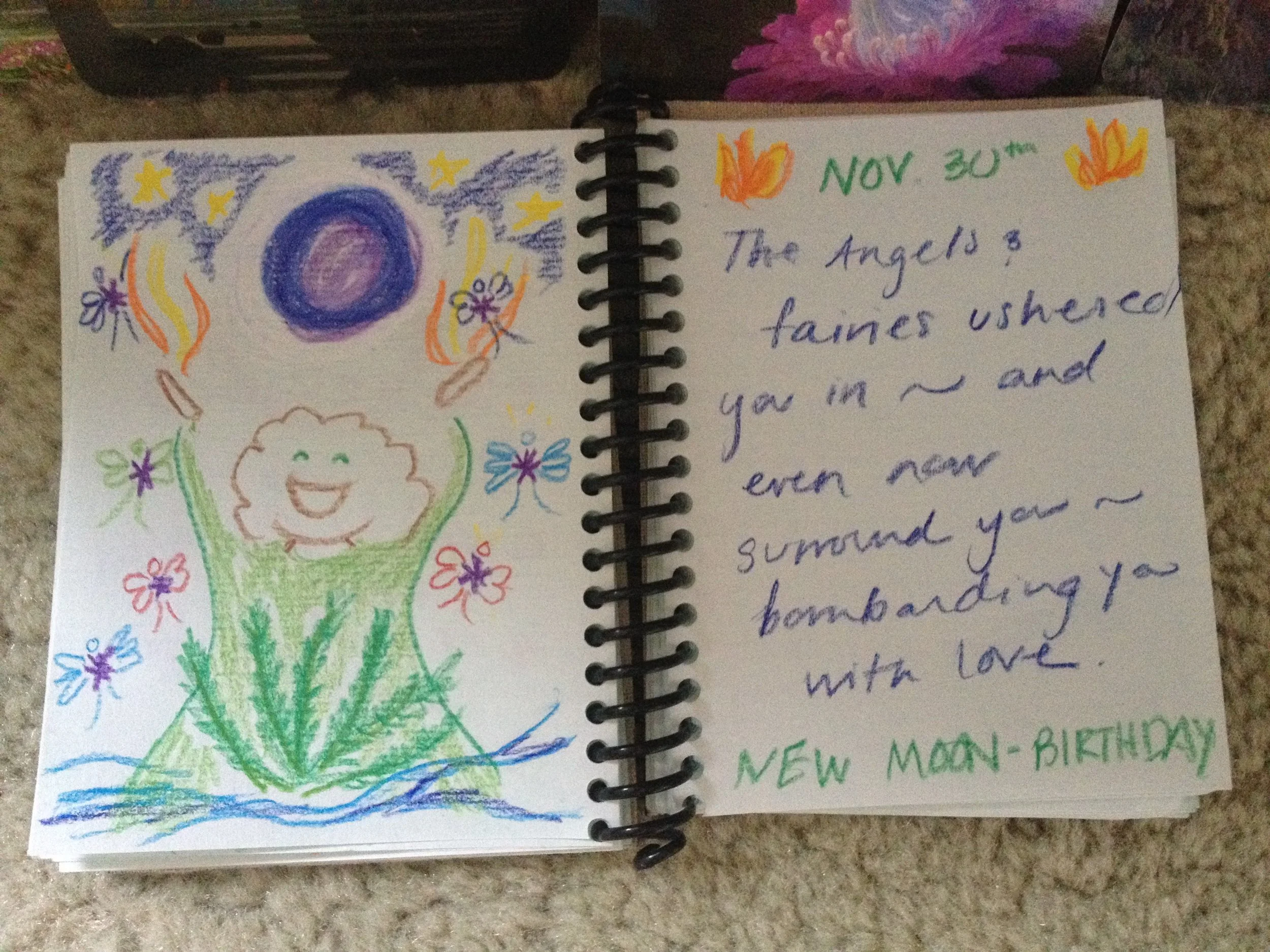 Two years ago, the New Moon happen to fall on my birthday!&nbsp; Quite auspicious!