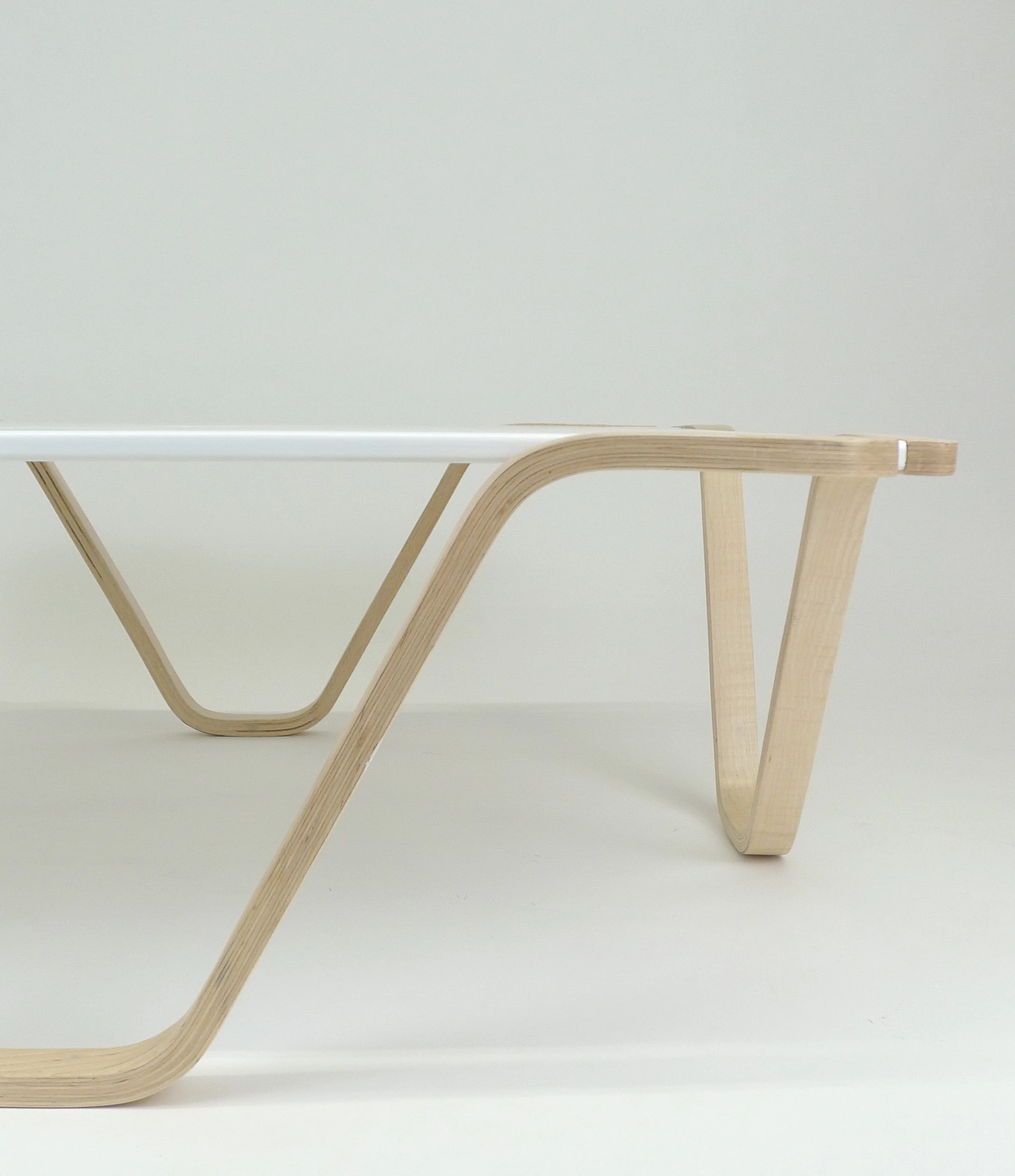 Bent lamination coffee table: no. 2