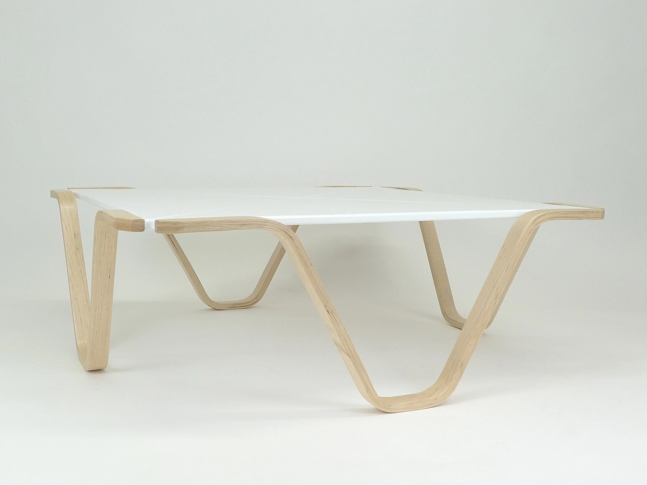Bent lamination coffee table: no. 2