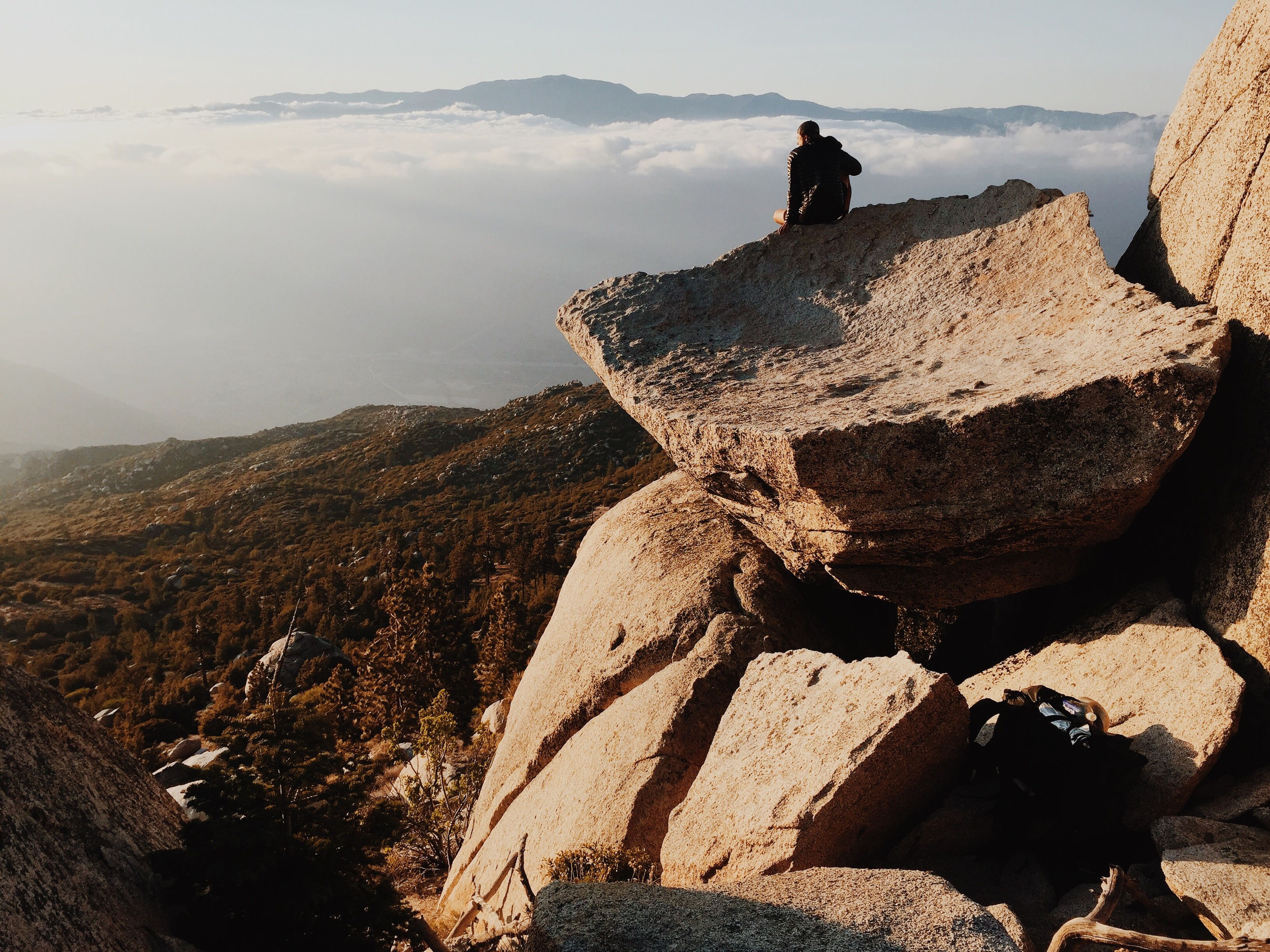 We were lucky to hike through a few of the best sunsets of our lifetime