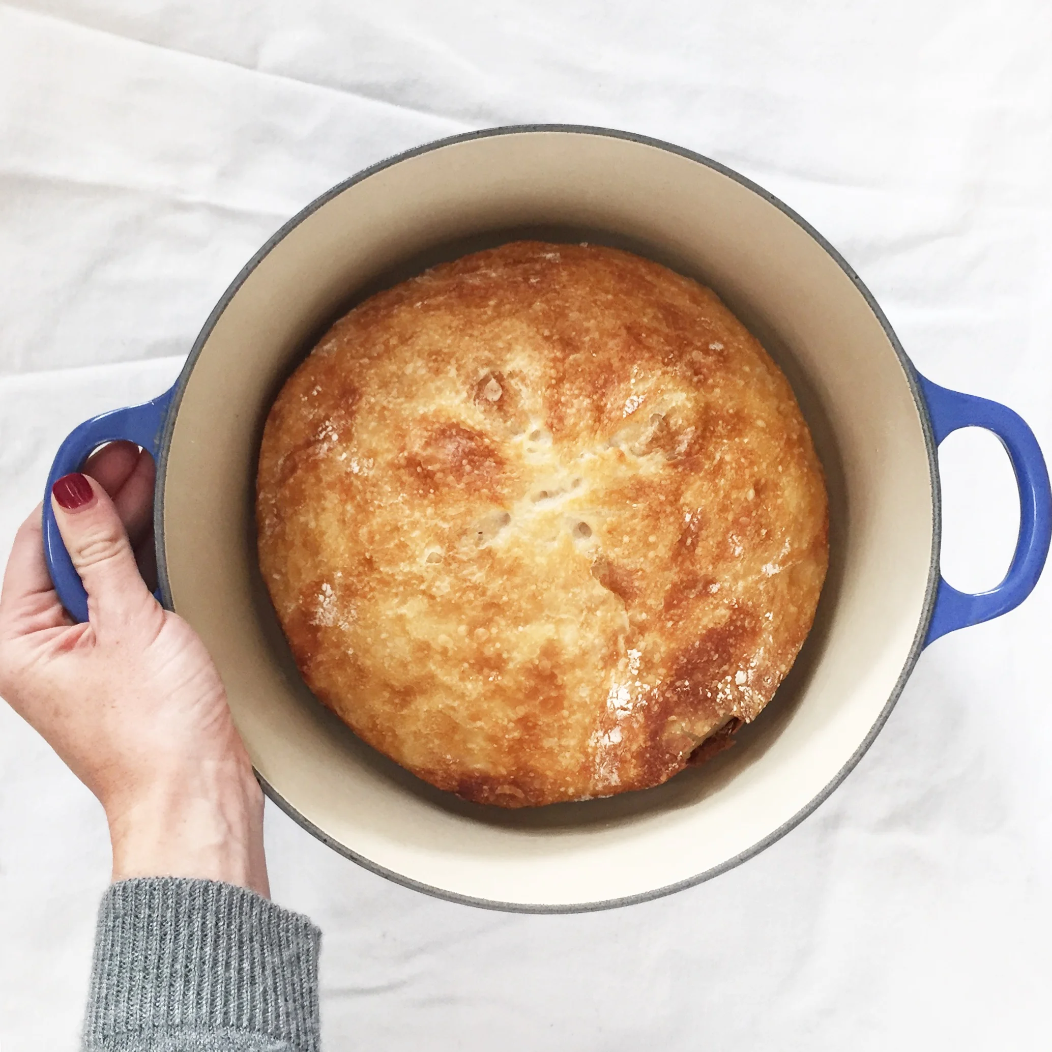 Simple No Knead Artisan Bread 