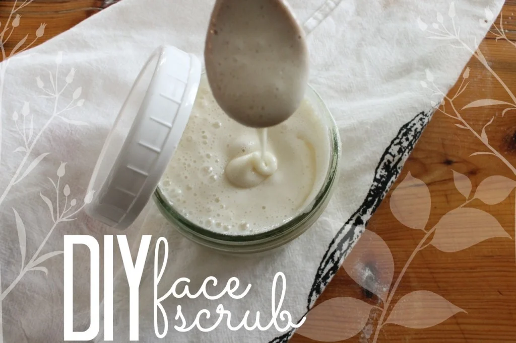 DIY Honey & Coconut Face Scrub