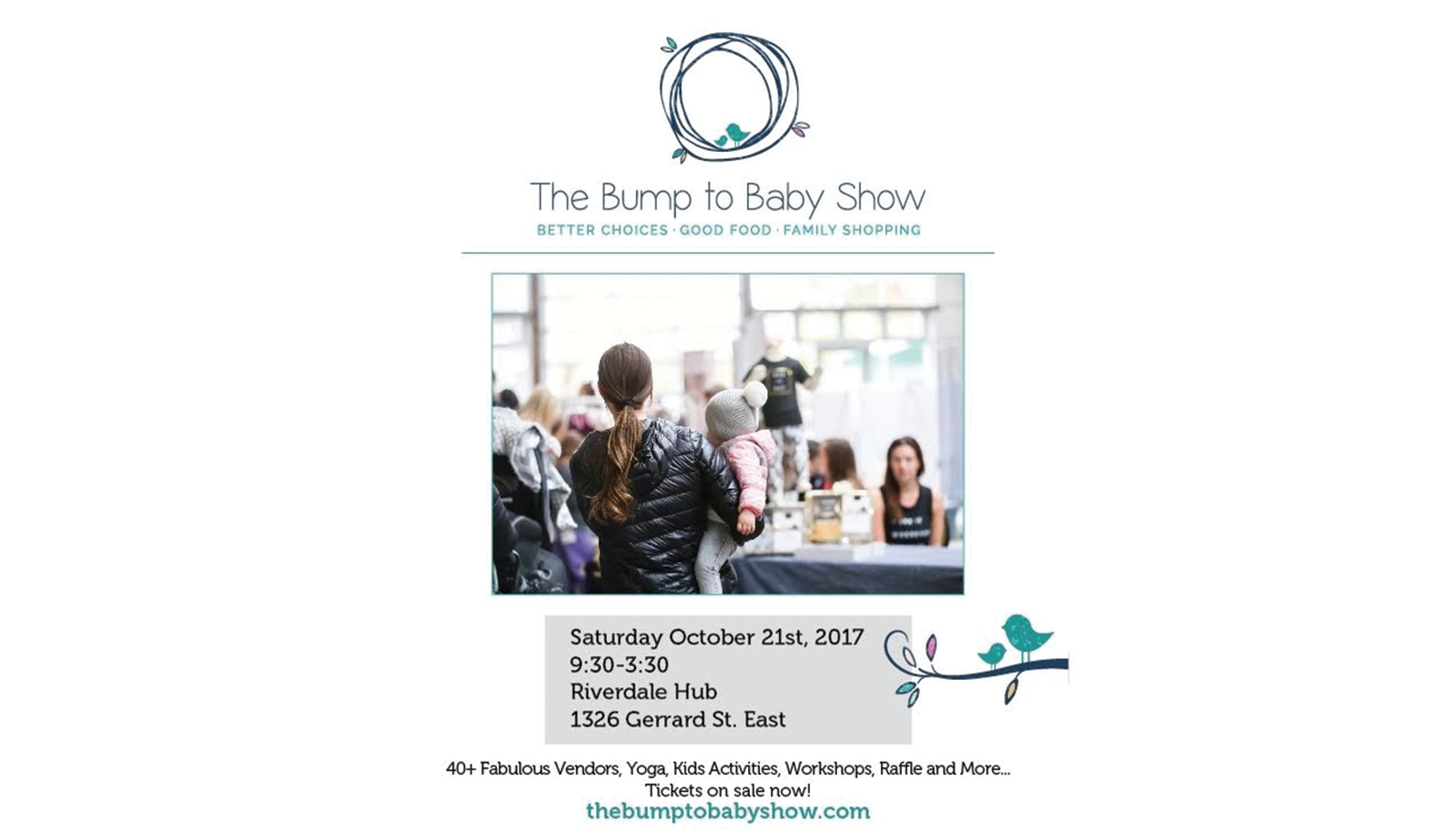 Join Me At The Bump To Baby Show, Fall 2017 + Ticket GIVEAWAY!!