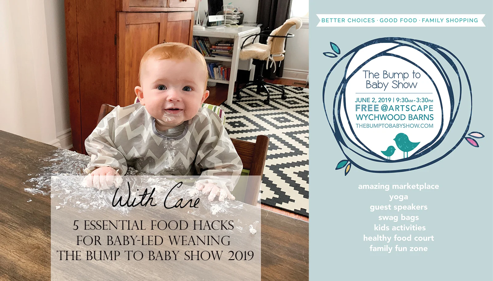 5 Essential Food Hacks for Baby-Led Weaning at The Bump To Baby Show 2019 - Register Now!