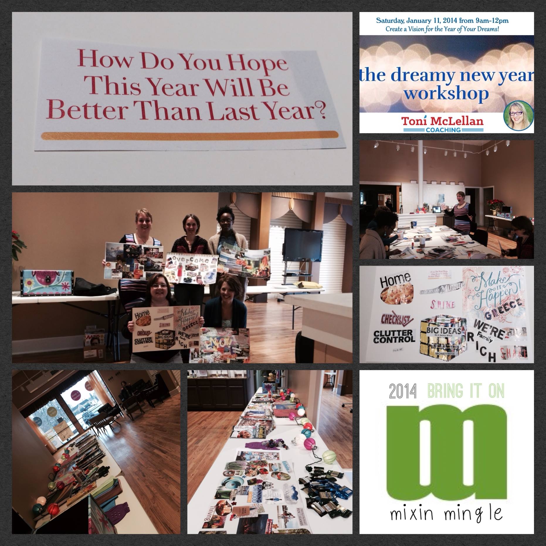 Dreamy New Year 2014 Vision Board Workshop