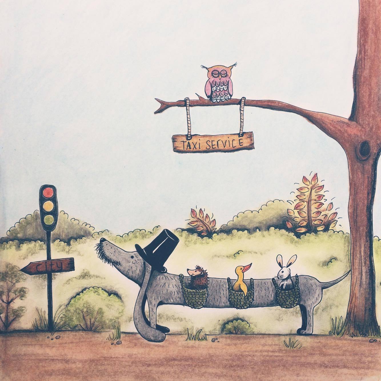 "The Dog Taxi"