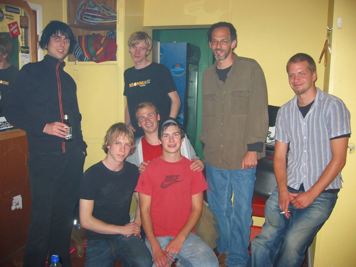 Ninth mannskapet under "Evolver EP" release konserten Fra venstre: Hans Petter Lie-Nielsen, Audun Havåg, Geir Arne Ose, Geir Satre, Per-Helge Lande, Andrew Scheps og Stein Hevrøy