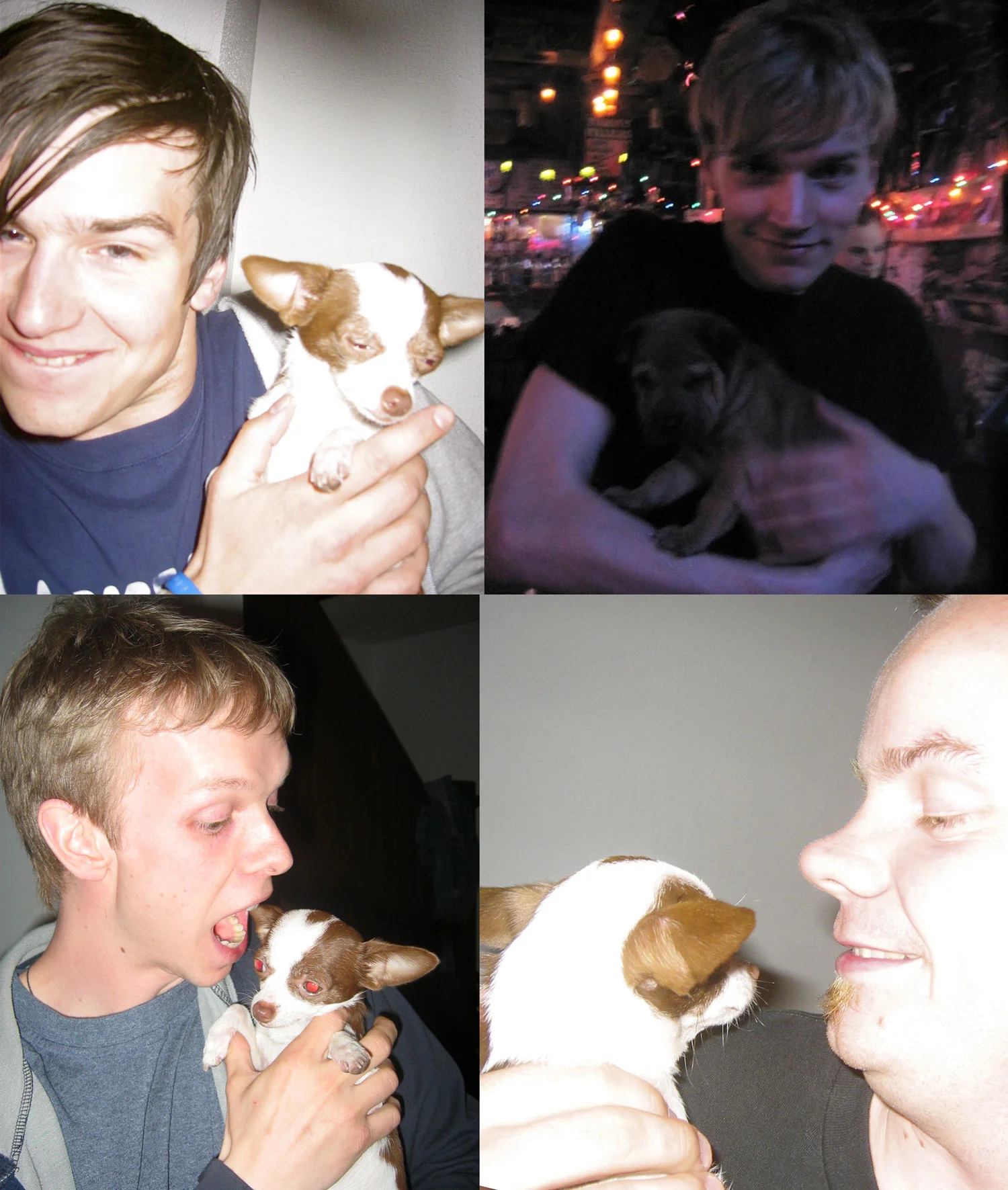 Hardcore guys on US tour. From left: Per Helge Lande, Geir Satre, Audun Havåg and Bjørn Tore Kronen Taranger (Obviously the tour was a dog)