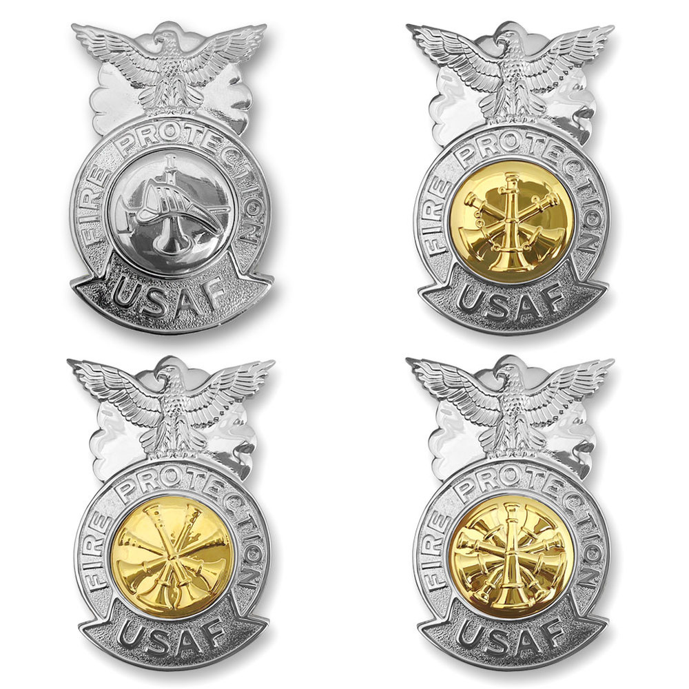 USAF Fire Chief Badge Tie Tac USAF Fire Chief Badge Tie Tac