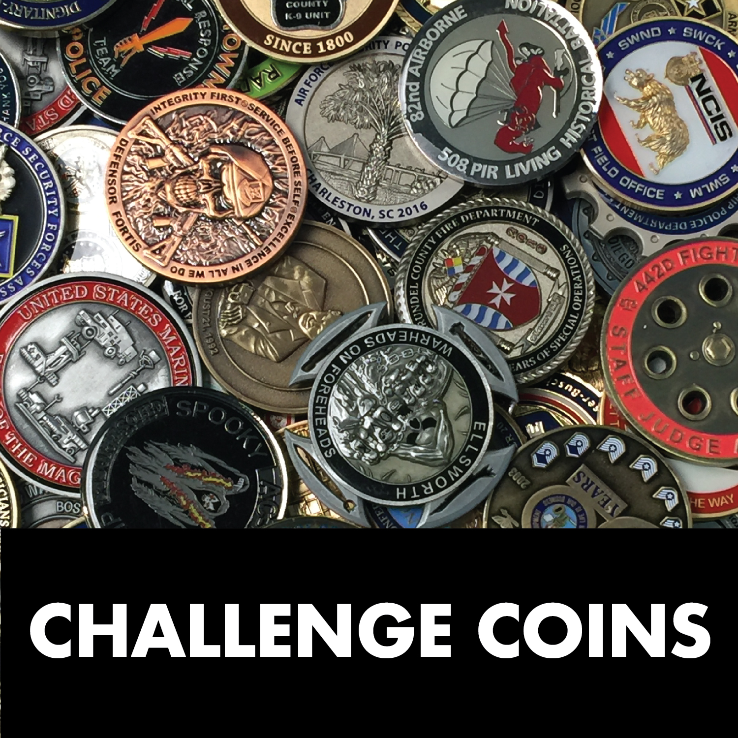 Custom challenge coin by Gray Water Ops - sample images and more info on challenge coins