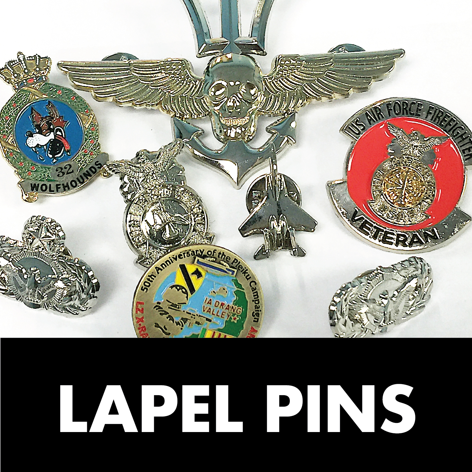 Gray Water Ops custom lapel pins