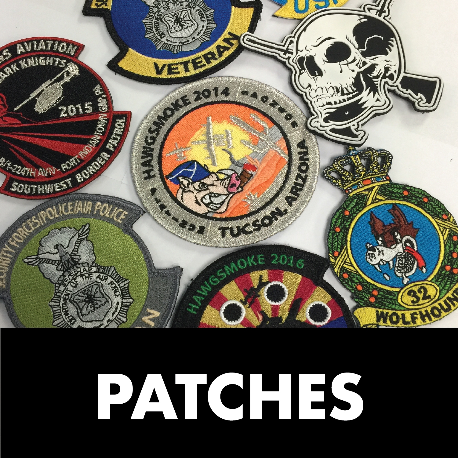 Gray Water Ops custom embroidered patches and PVC patches