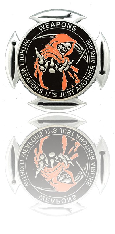 Custom challenge coin by Gray Water Ops deployment coins