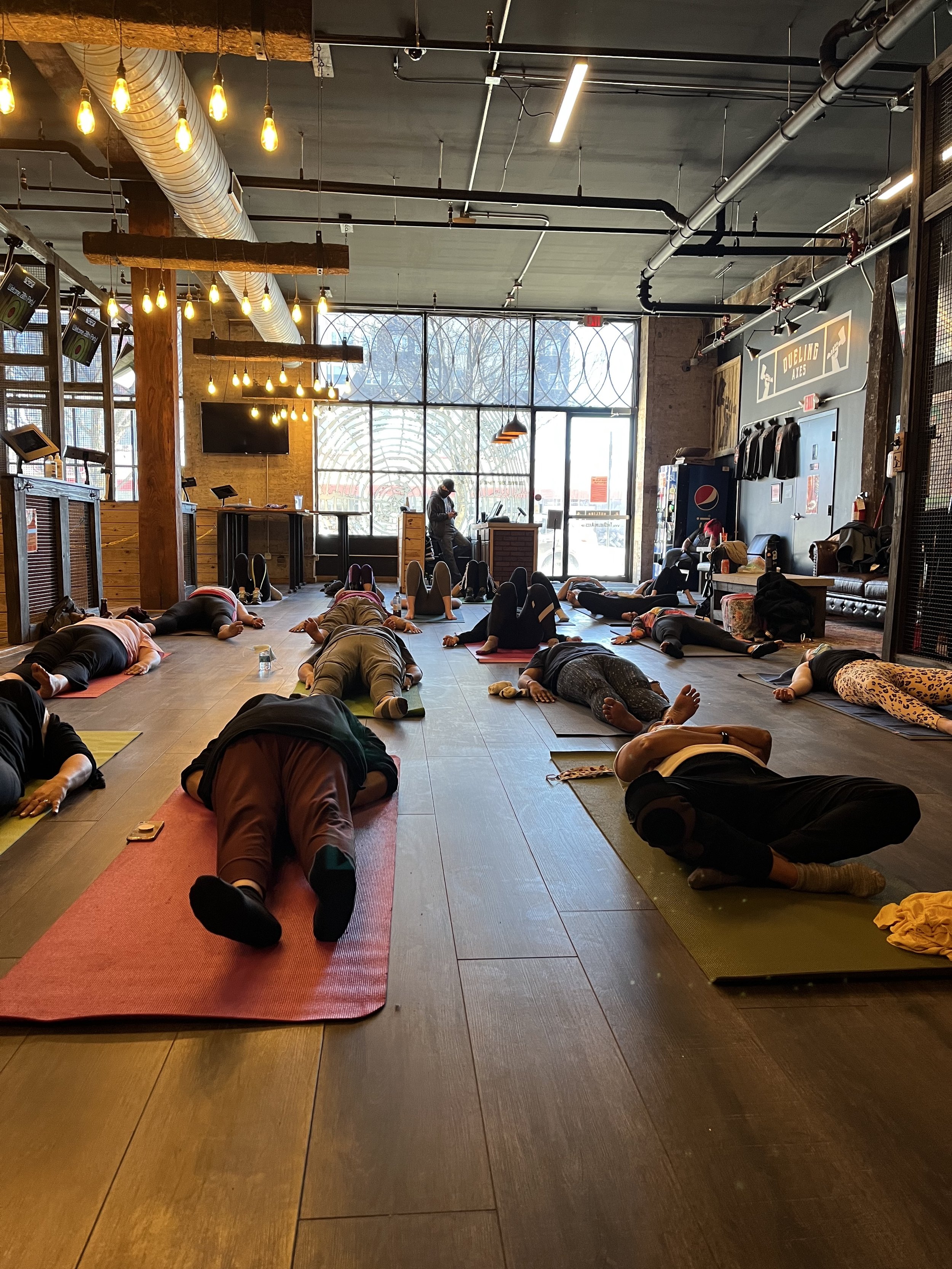 Yoga and Axes Class Columbus Ohio.jpg