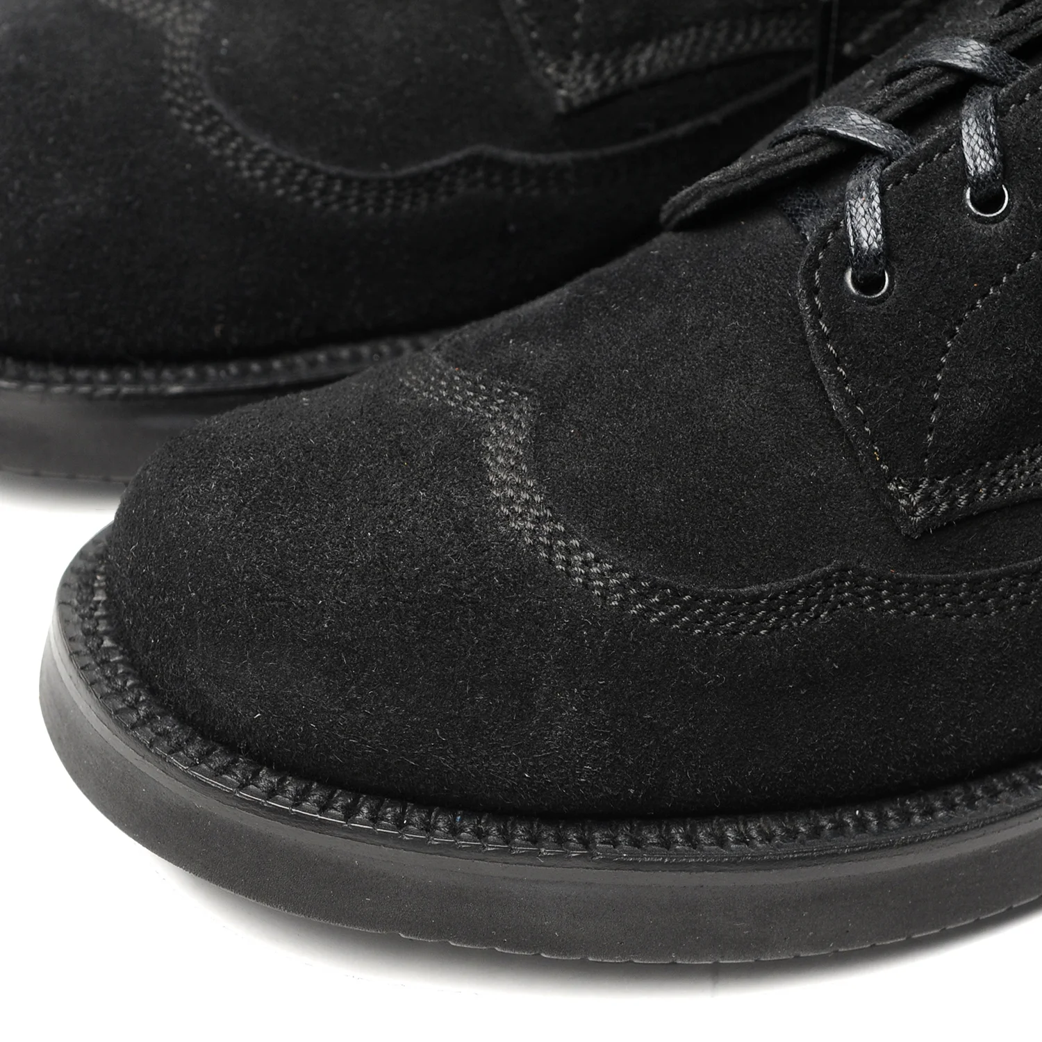 black suede work boots