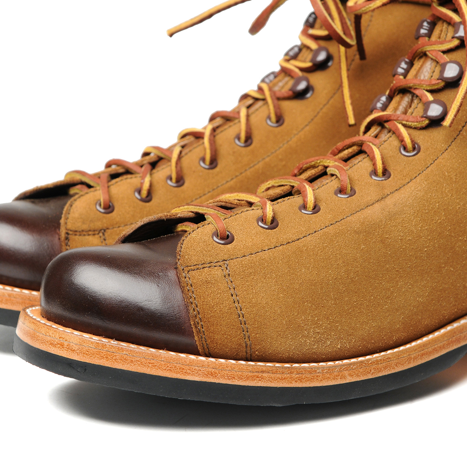 Polish Work Boots - CC Brown x G Brown Suede — YUKETEN
