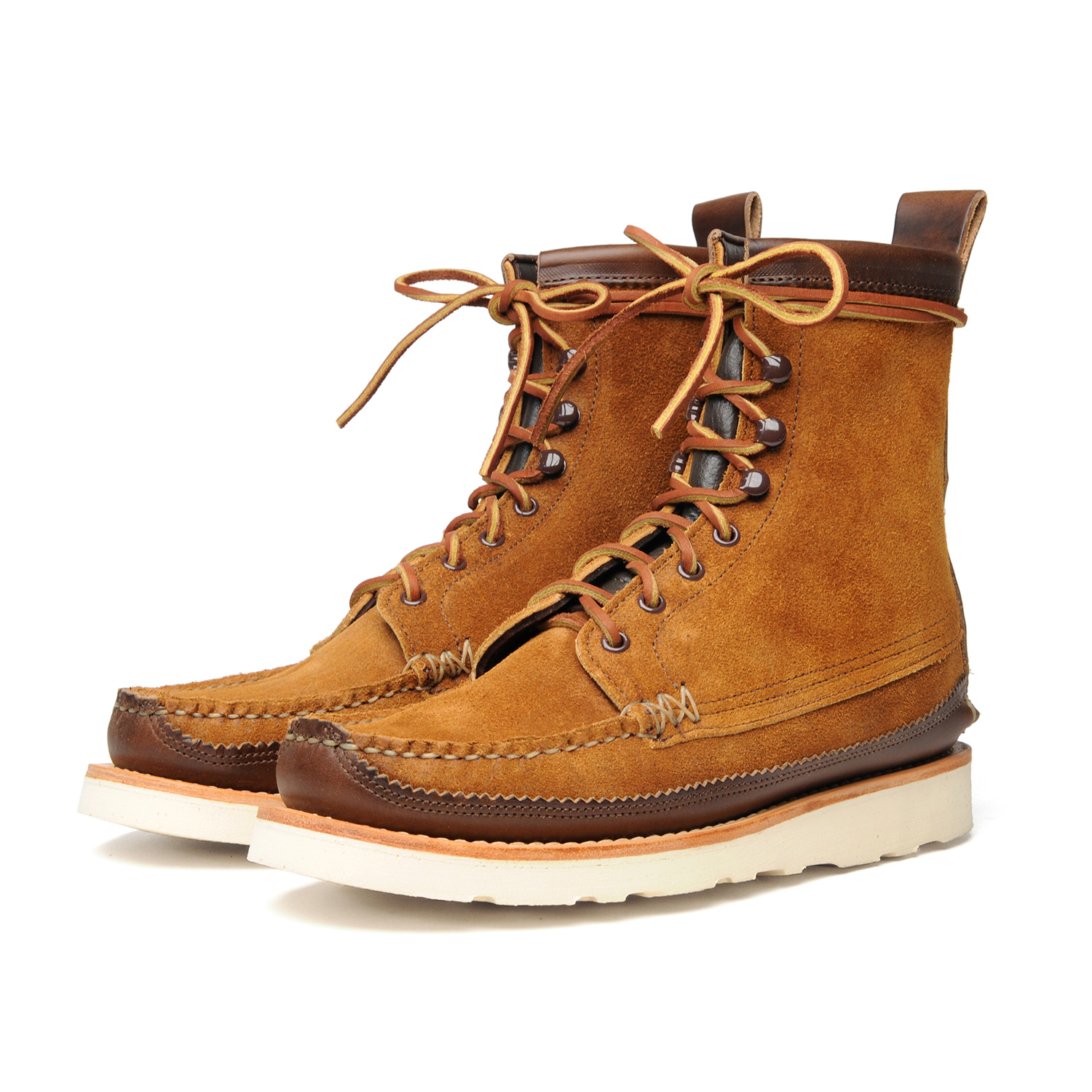 Maine Guide DB Boots with Christy Natural - FO G Brown — YUKETEN