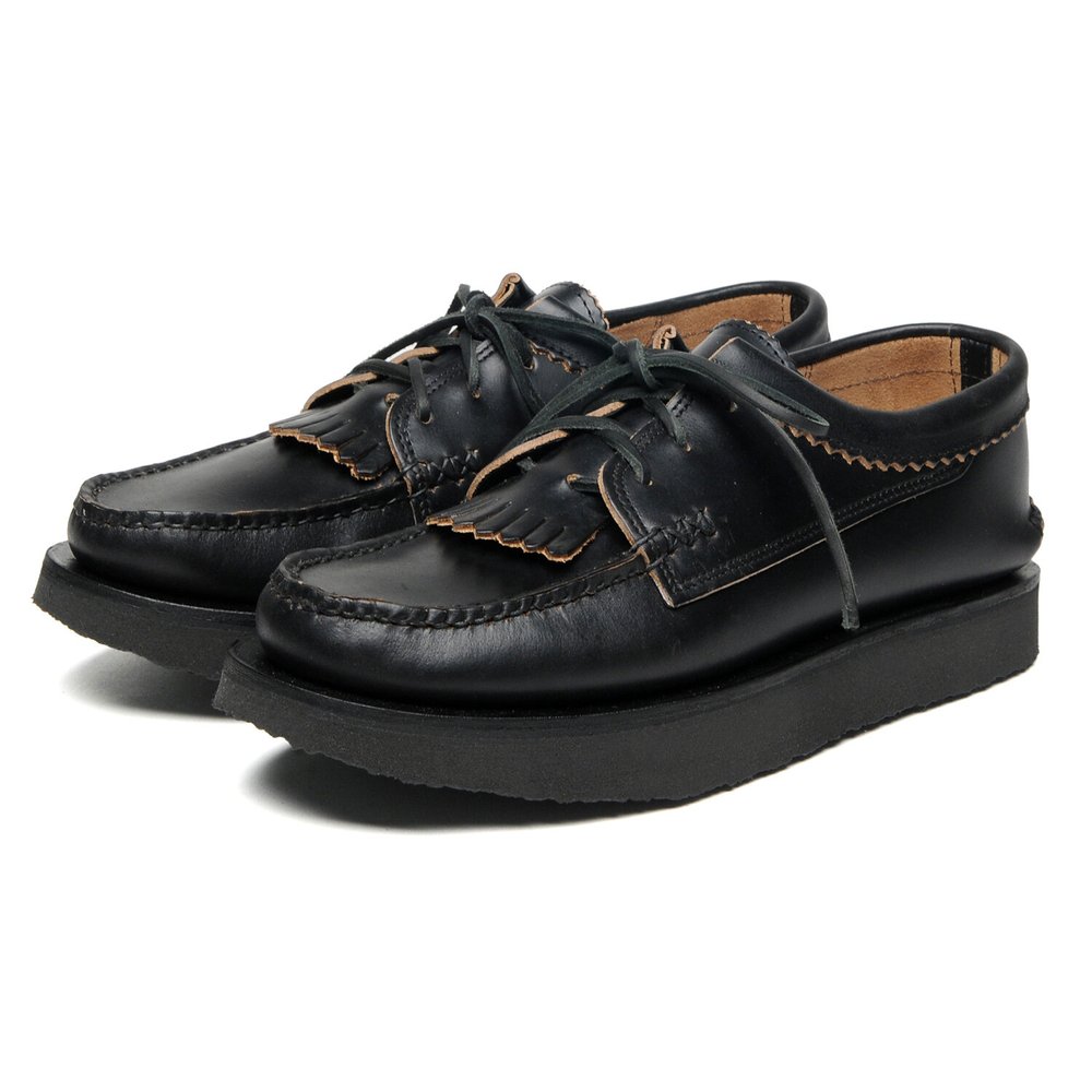 Blucher Rocker with Kiltie - G Black — YUKETEN