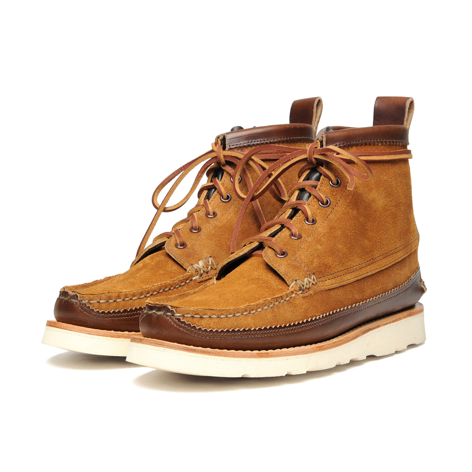 Maine Guide 6 Eye DB Boots - FO G Brown x G Brown — YUKETEN