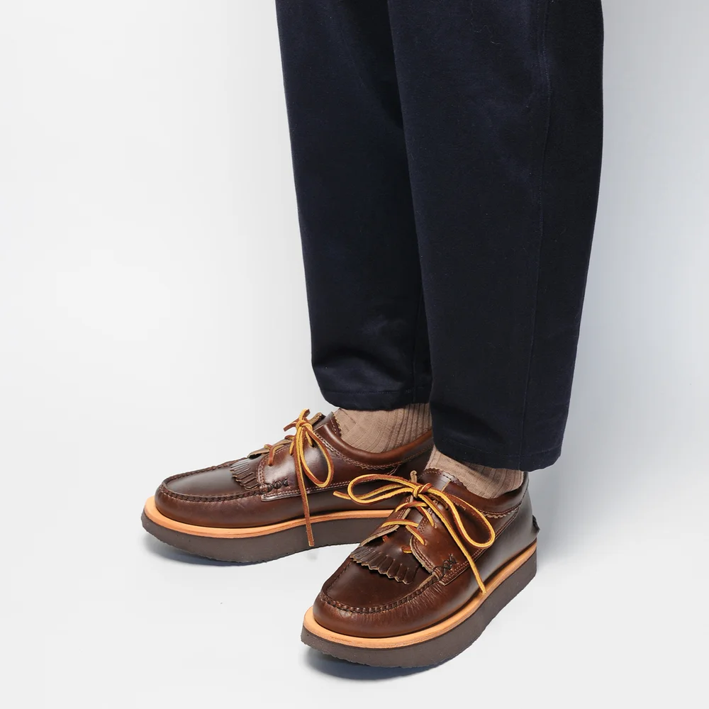 Blucher Rocker with Kiltie - Chromexcel Leather with Yuketen 