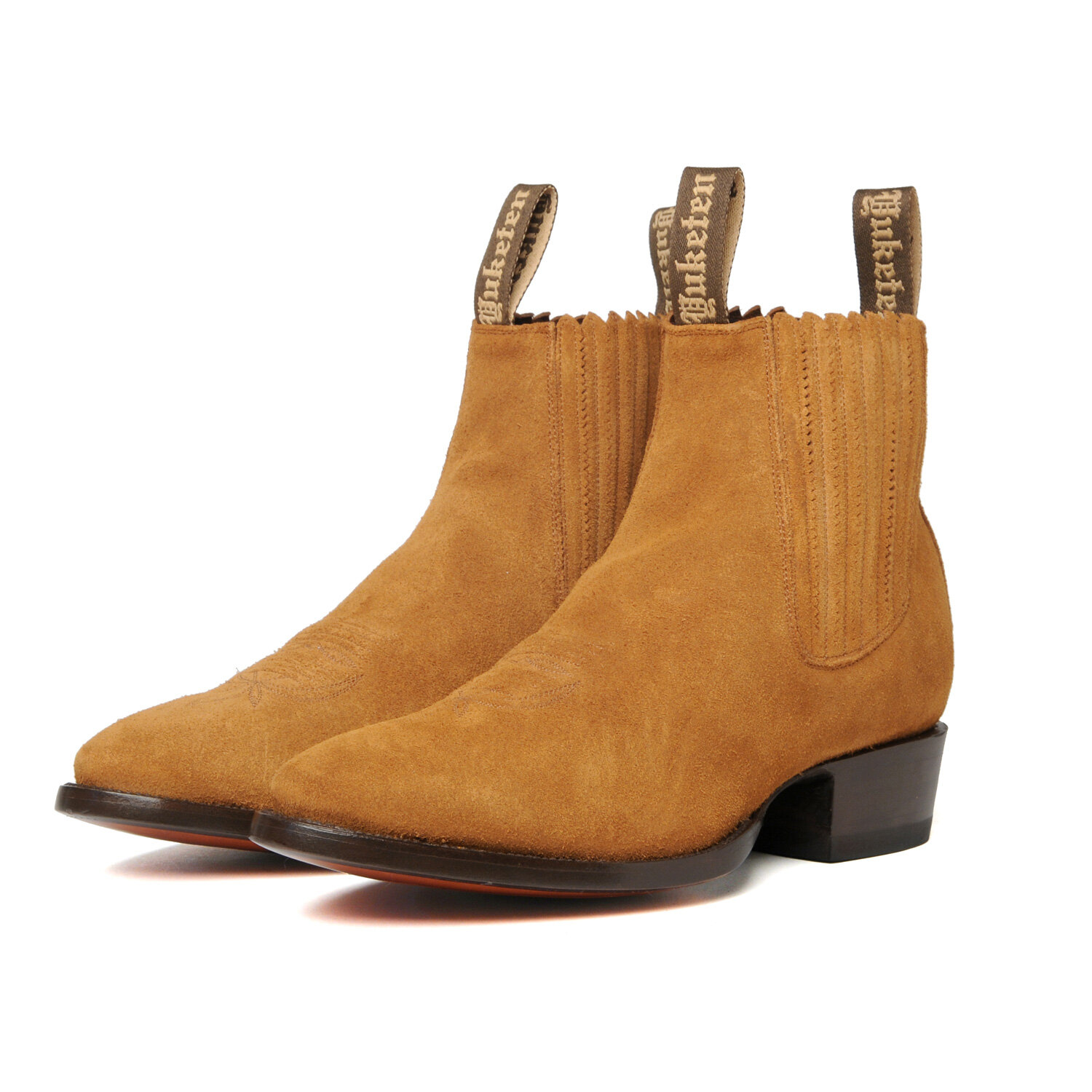 Pancho - Golden Brown Suede — YUKETEN