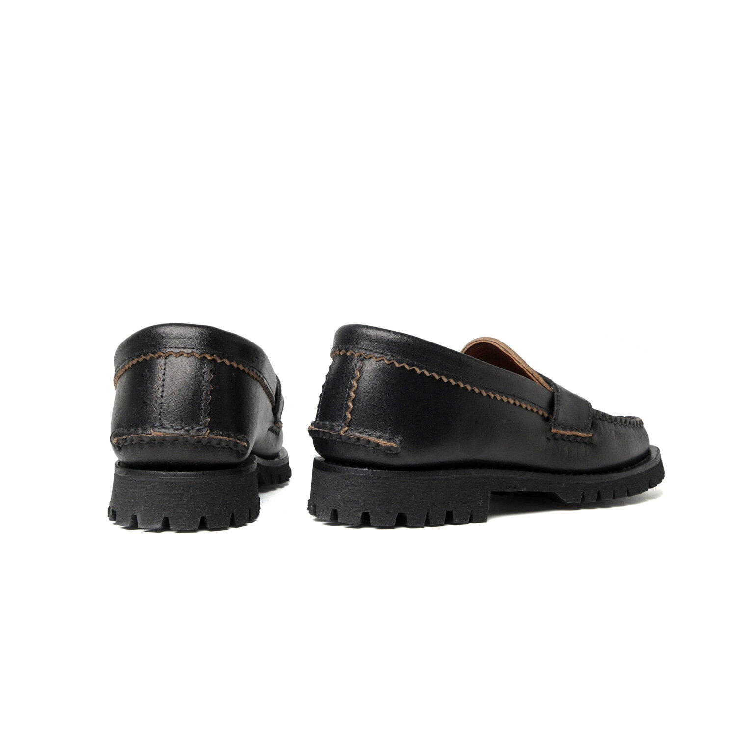 Hi-Loft Quilt Loafer with Cortina Sole - Waxed Black x Quilt Black ...