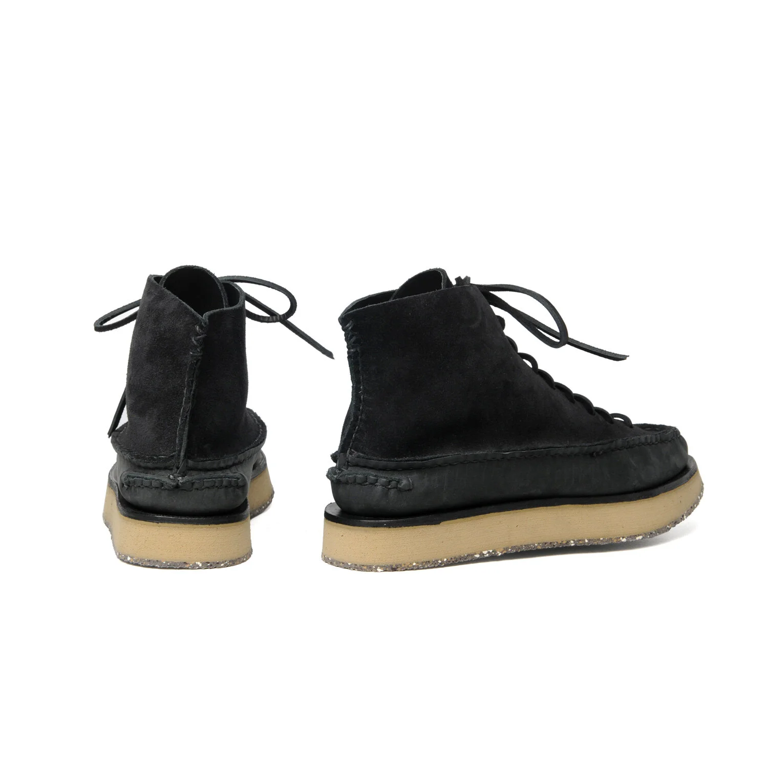 WS All Handswen Sneaker Moc High w/ Rocker Sole - FO Black x D