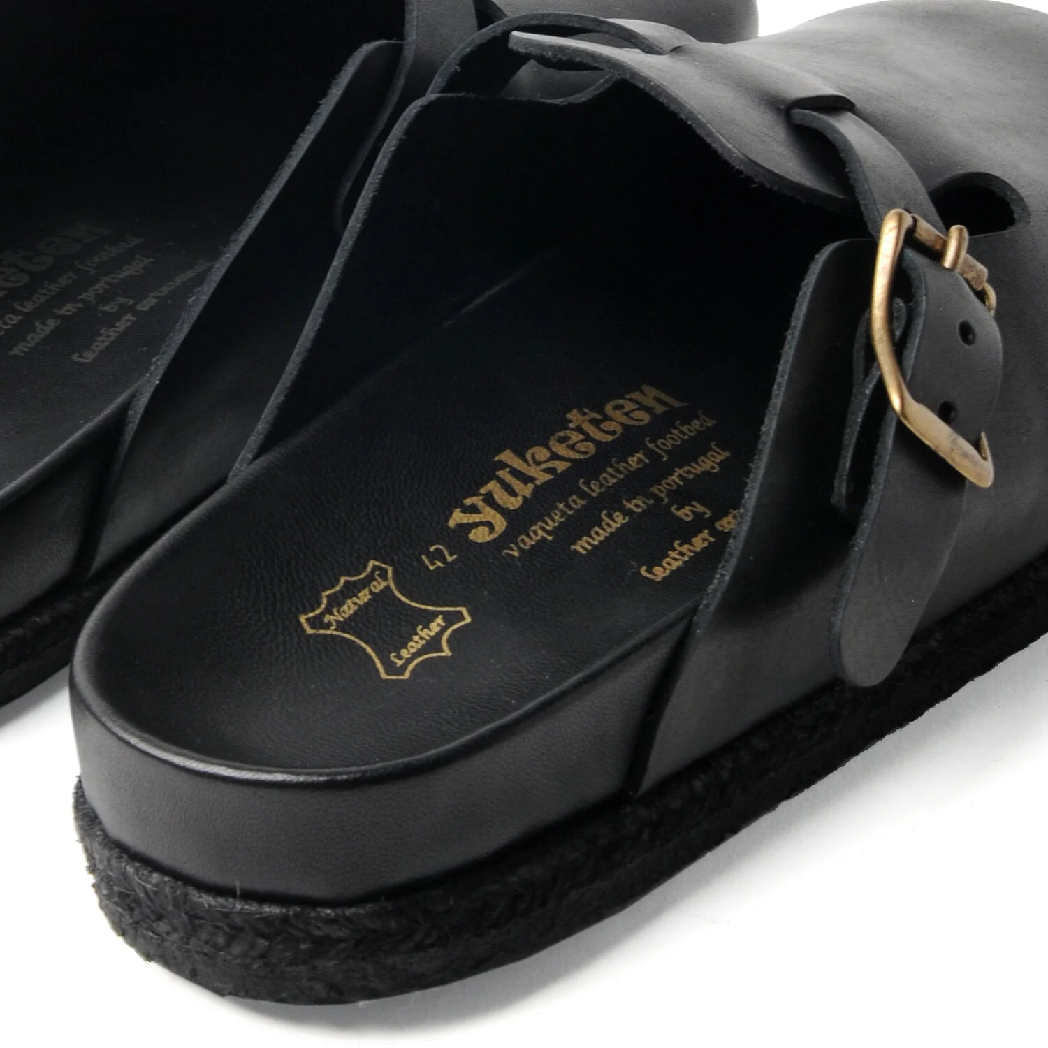 WS Sal 1 w/ Crepe Sole - Vaqueta Black — YUKETEN
