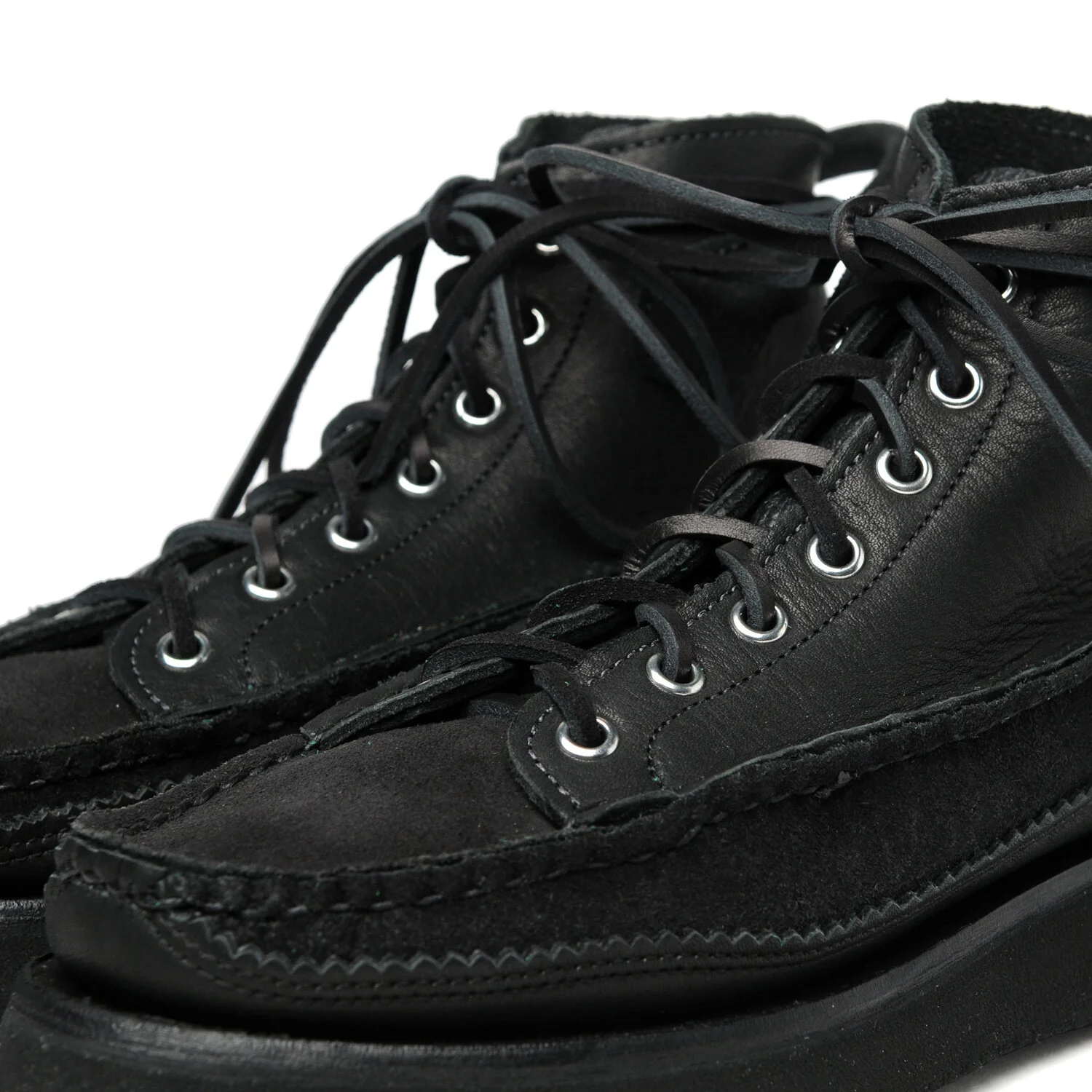 black plimsoll boots