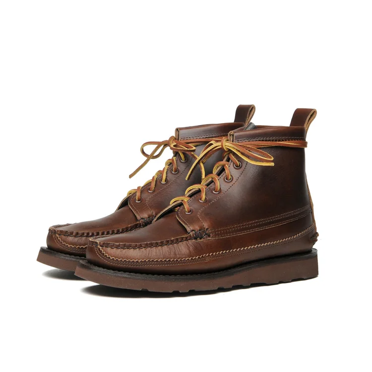 WS Maine Guide 6 Eye DB Boots - G Brown (18105PM) — YUKETEN
