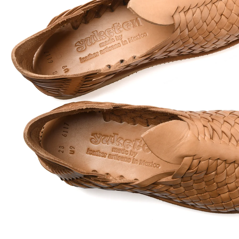 SANTO DOMINGO leather 流行る woven shoes