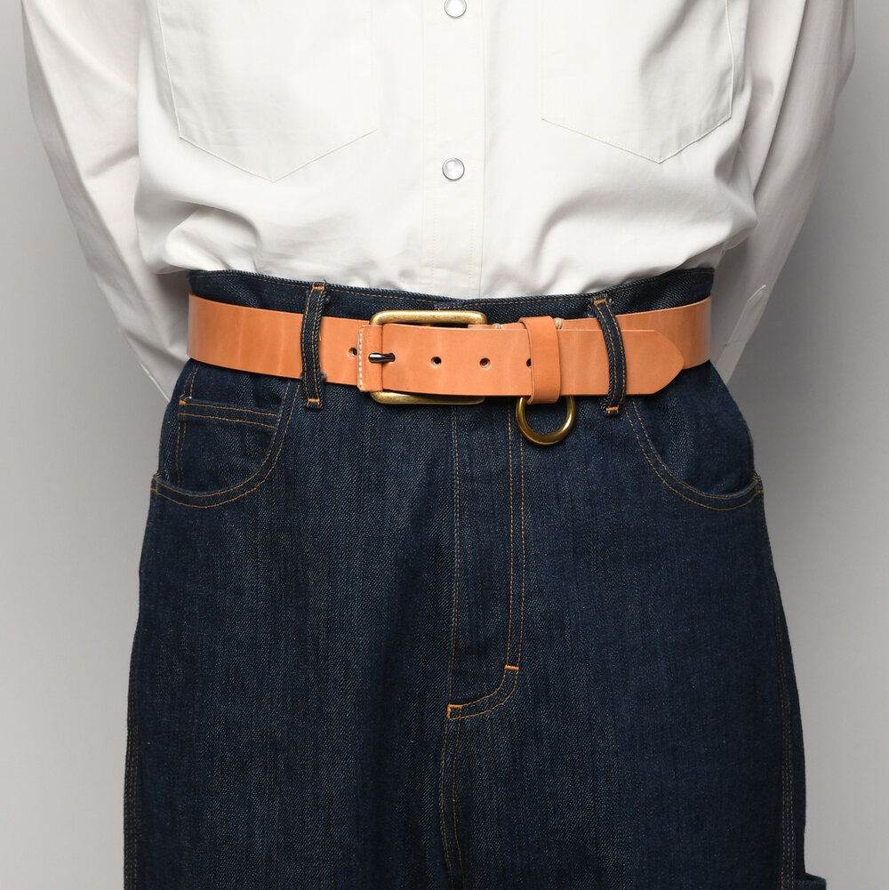 D-Ring Leaf Belt Bag: Leather Hip Bag w/ Studs, Lacing & Magnet Closure –  Lakhay-Retail