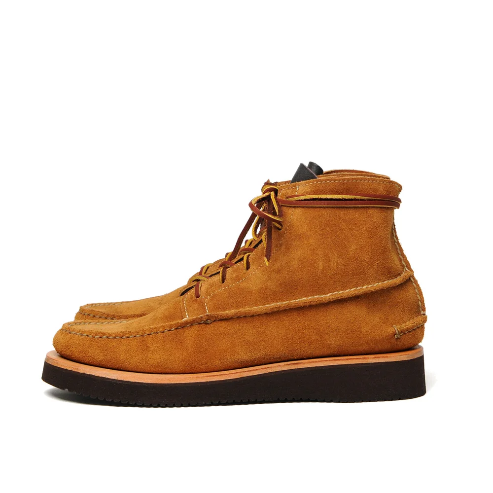 All Handsewn Maine Guide Eye Boots Flesh-out Leather [2 Colors] —  YUKETEN