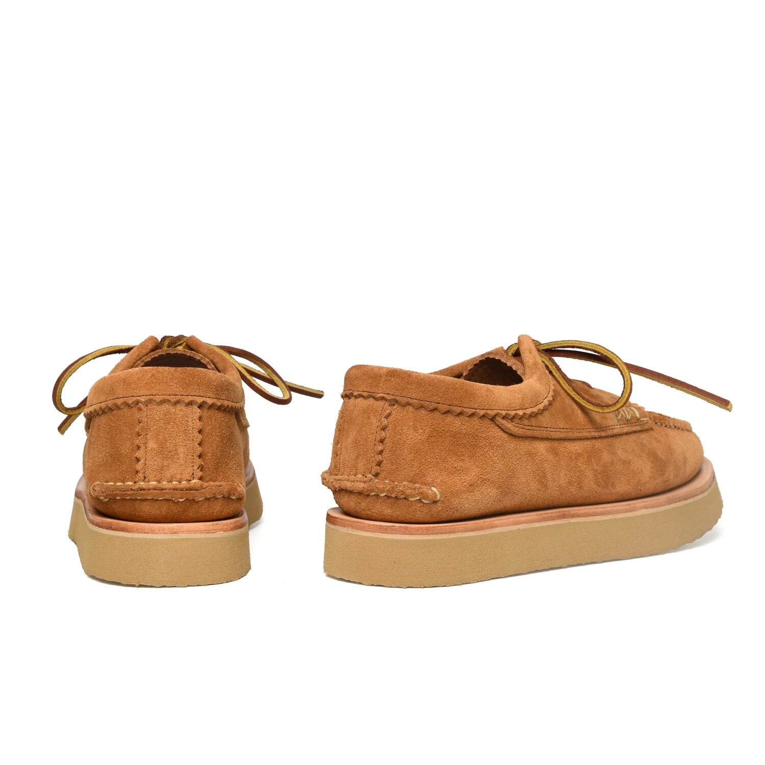 Blucher Rocker with Kiltie - Flesh-out Leather with Yuketen