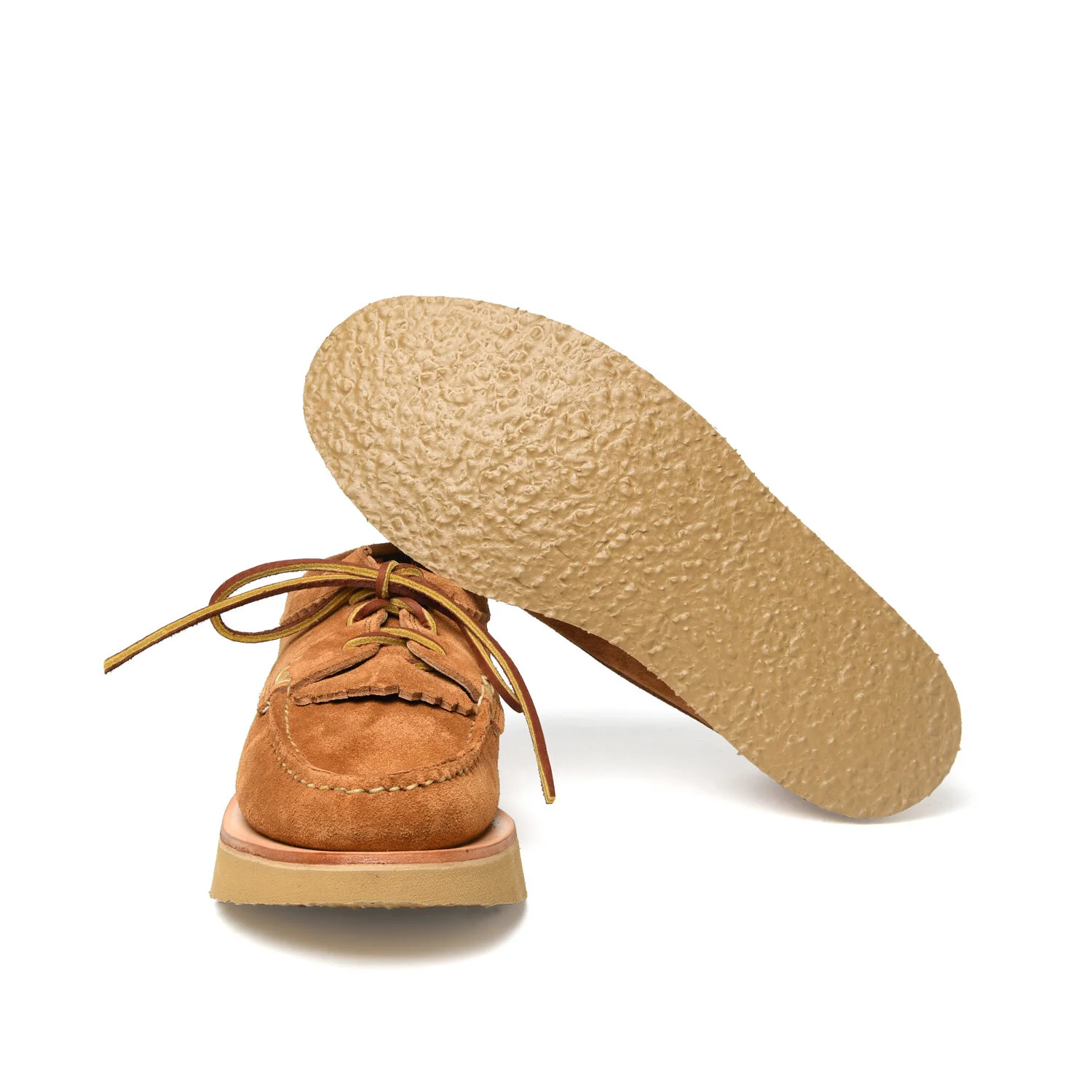 Blucher Rocker with Kiltie - Flesh-out Leather with Yuketen Rocker