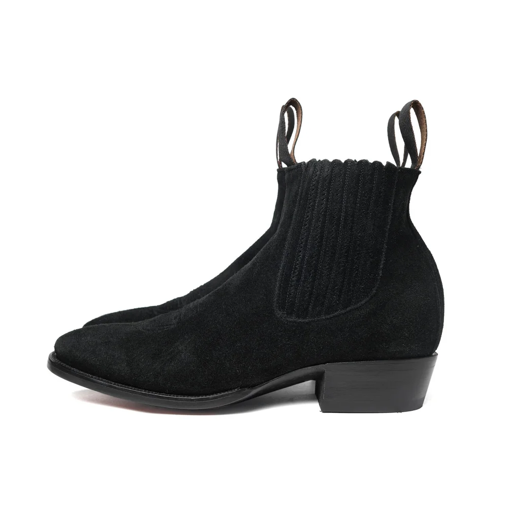Pancho Black Suede — YUKETEN
