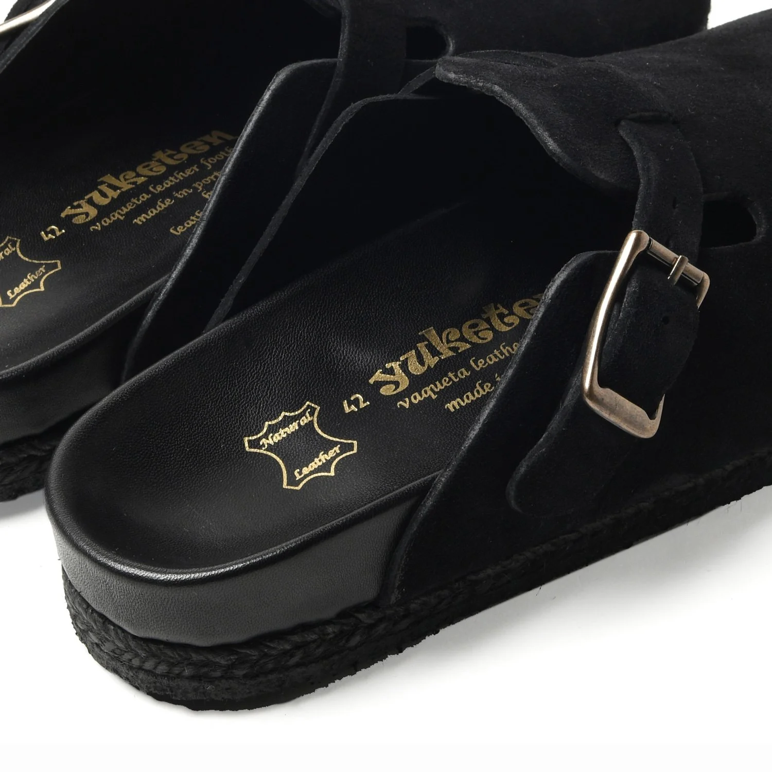 Yuketen Sal 1 w/ Crepe Sole - FO Nero — YUKETEN