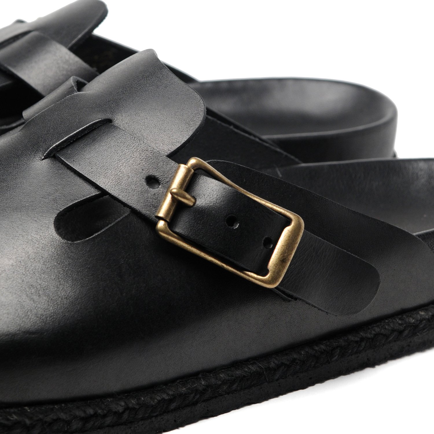 Sal 1 w/ Crepe Sole - Vaqueta Black — YUKETEN