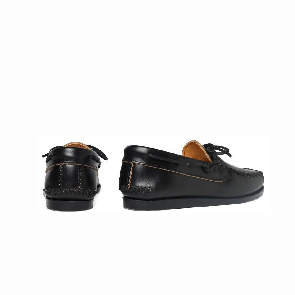 Canoe Moc w/ Camp Sole - G Black — YUKETEN