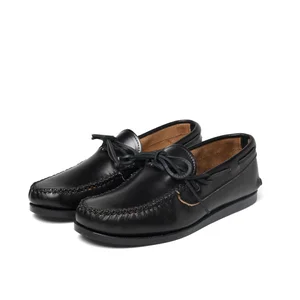 Canoe Moc w/ Camp Sole - G Black — YUKETEN