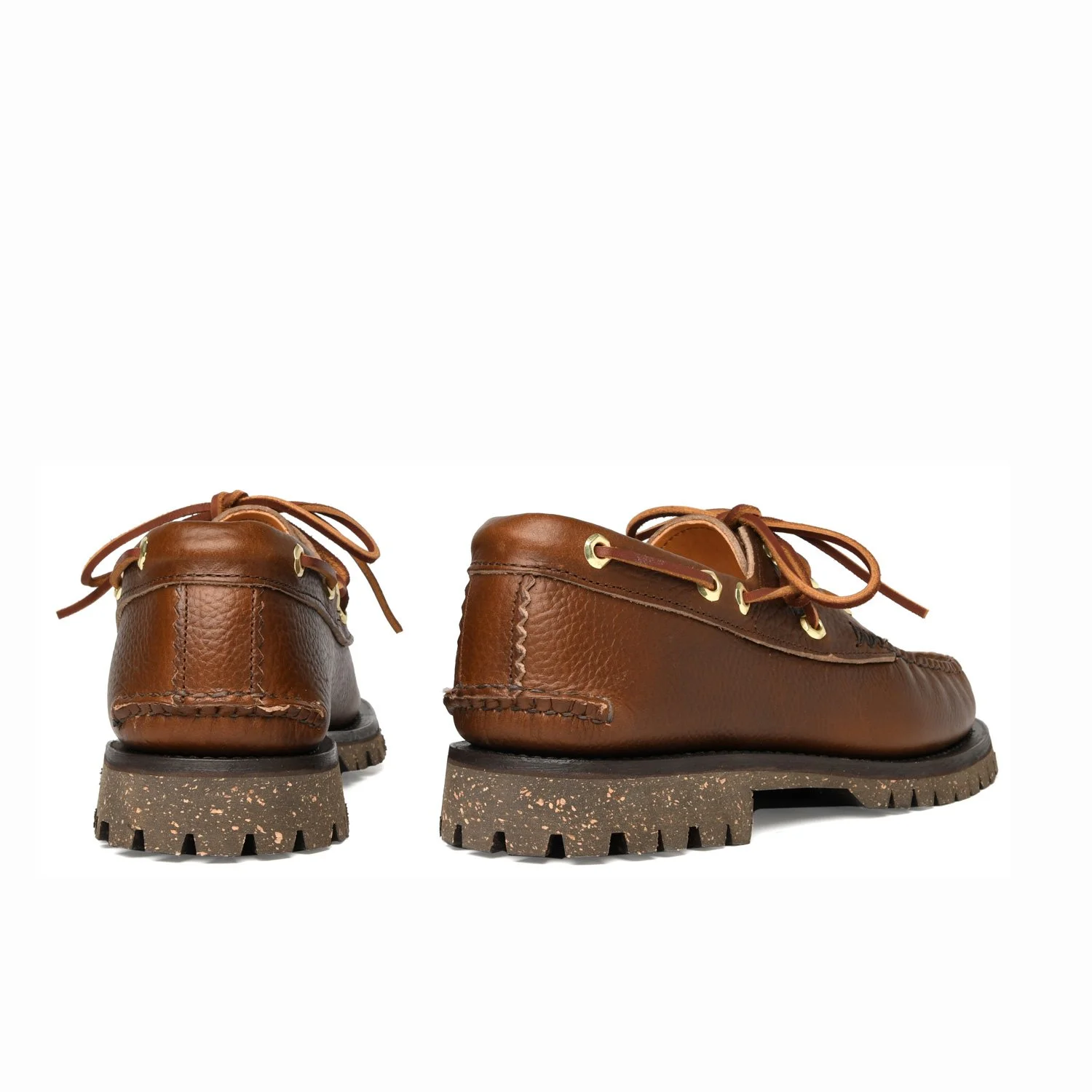 【YUKETEN / ユケテン】Boat Shoe 43 YUKETEN Pebble-Grain Leather Boat Shoes for Men | MR PORTER