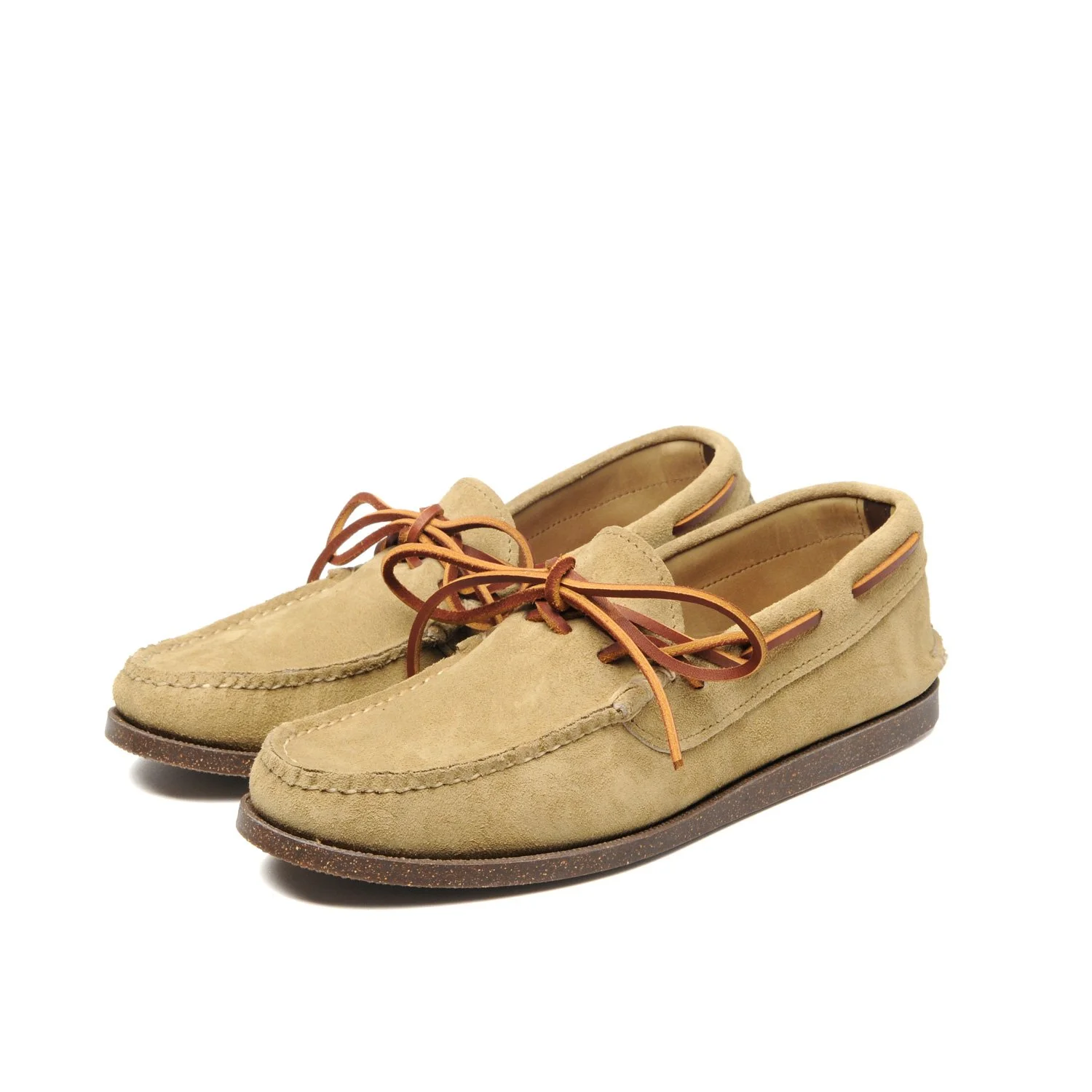 YUKETEN モカシン Canoe Moc w/ Camp Sole - G Brown — YUKETEN