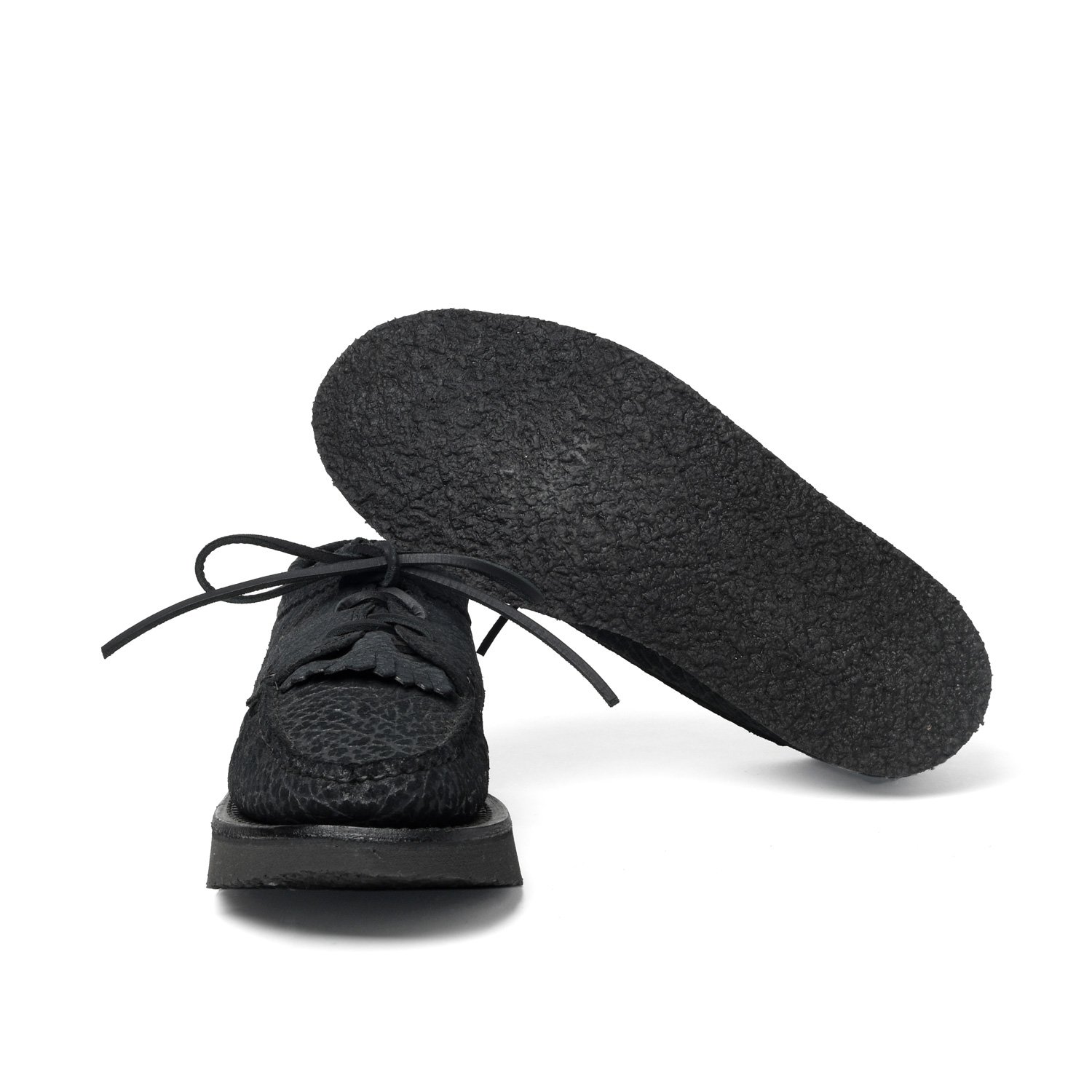 00240KM-Blucher-Rocker-w-Kiltie,-Godzilla-Black,-Outsole.jpg