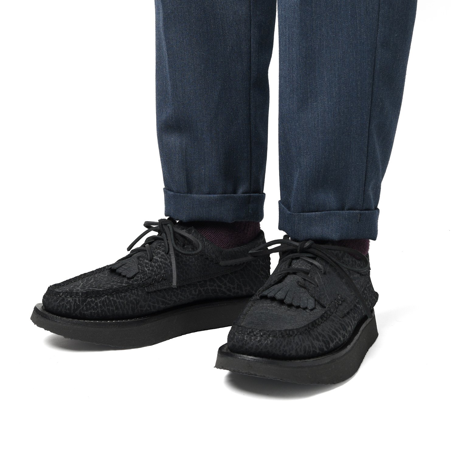 00240KM-Blucher-Rocker-w-Kiltie,-Godzilla-Black,-Wear-3.jpg
