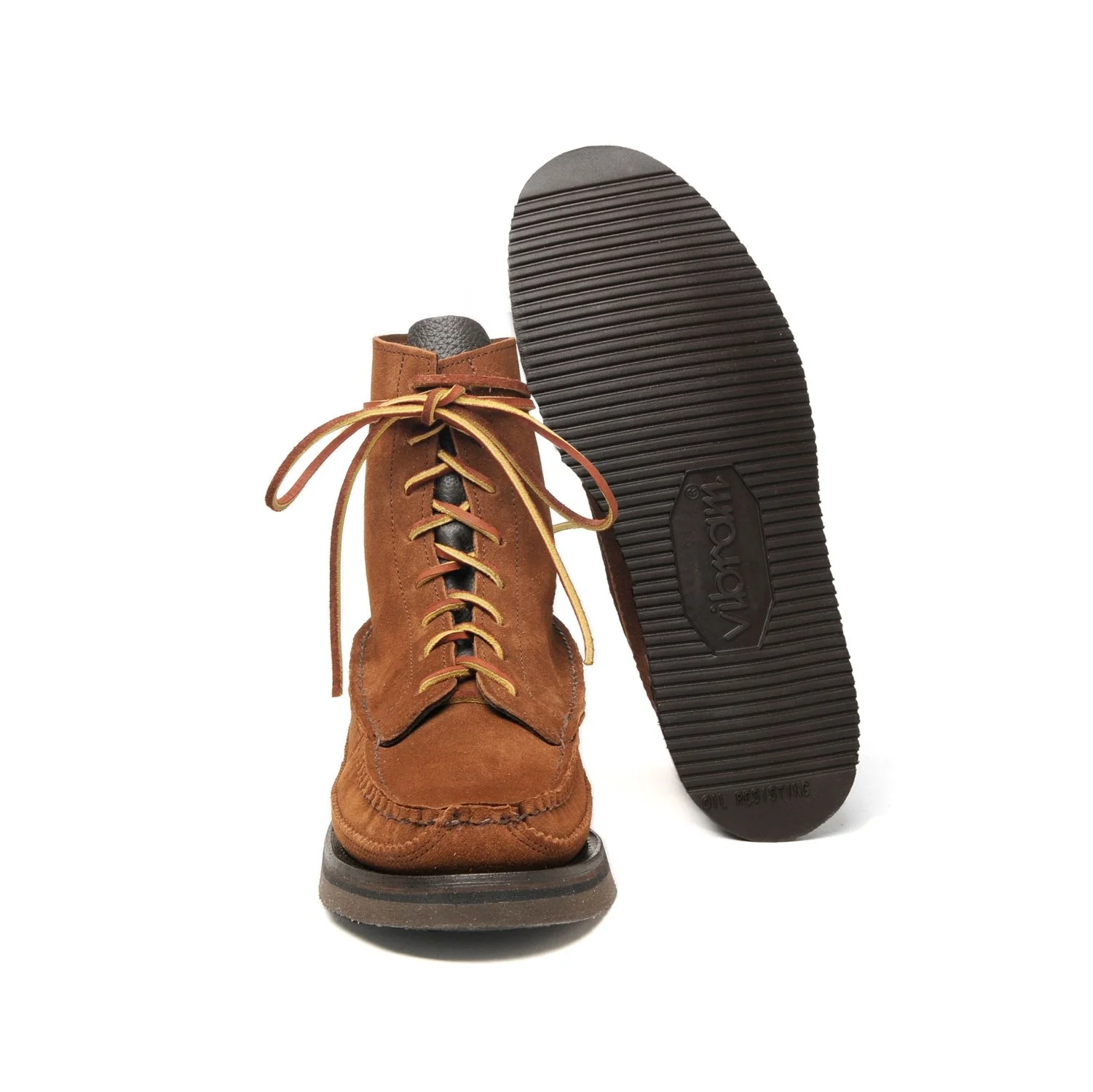 All Handsewn Maine Guide DB Boots w/ 2021 - Flesh-out Leather [4