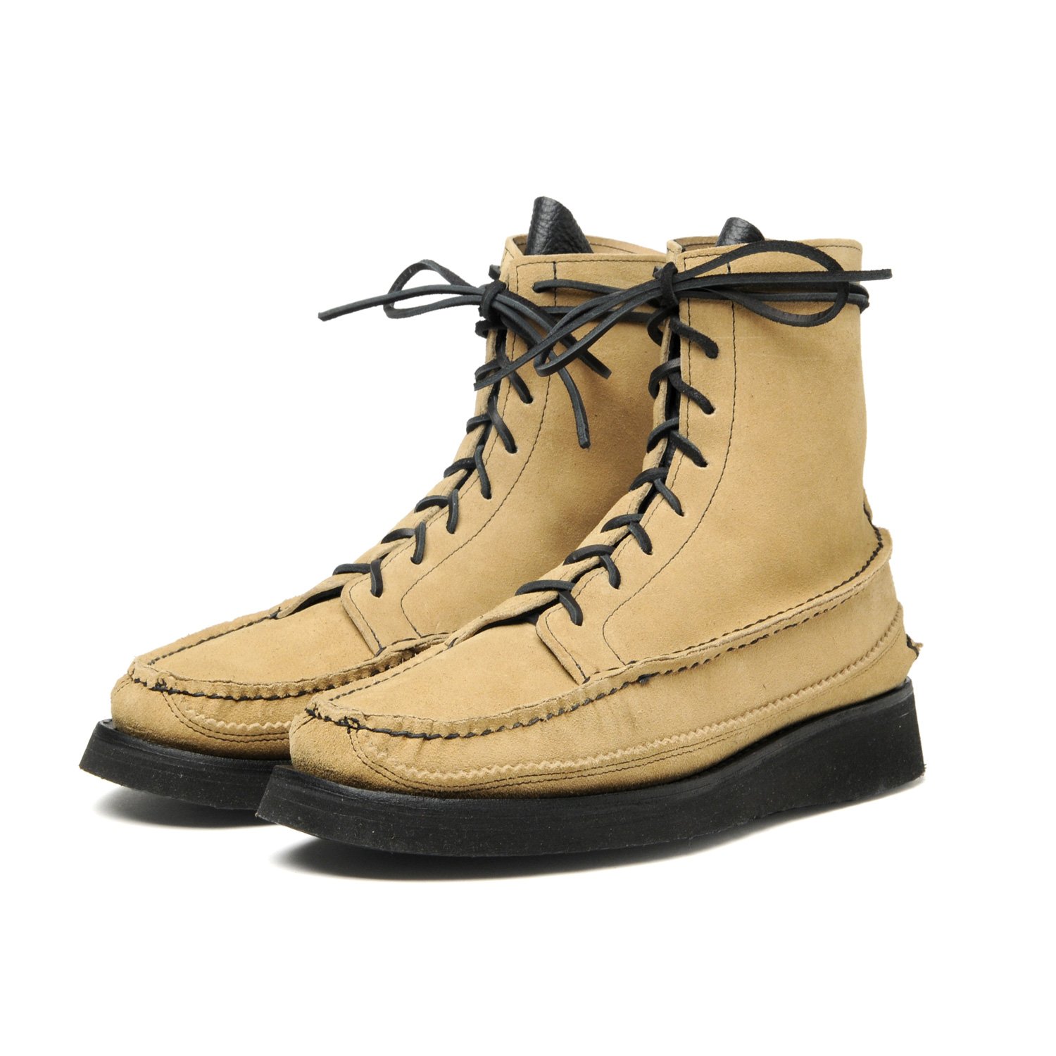 All Handsewn Maine Guide DB Boots w/ 2021 - Flesh-out Leather [4 Colors] —  YUKETEN