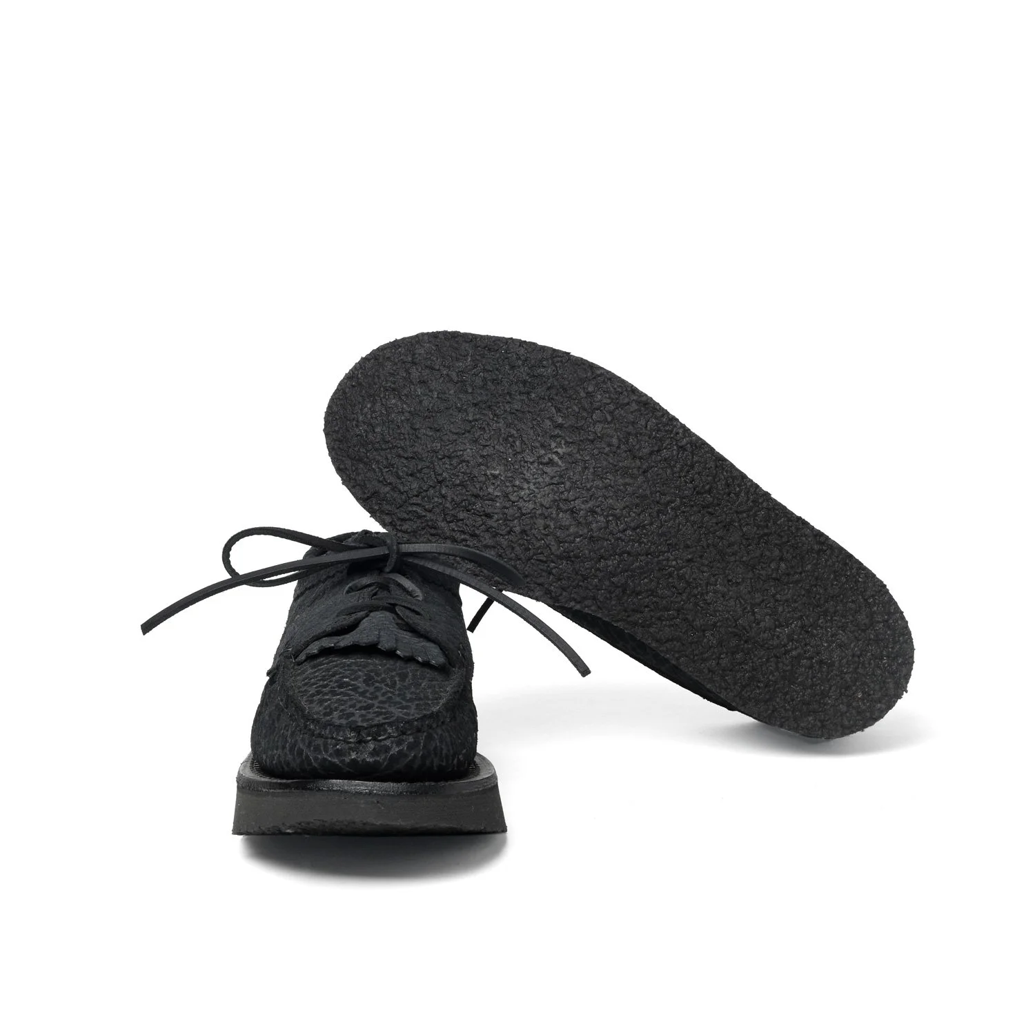 00240KM-Blucher-Rocker-w-Kiltie,-Godzilla-Black,-Outsole.jpg