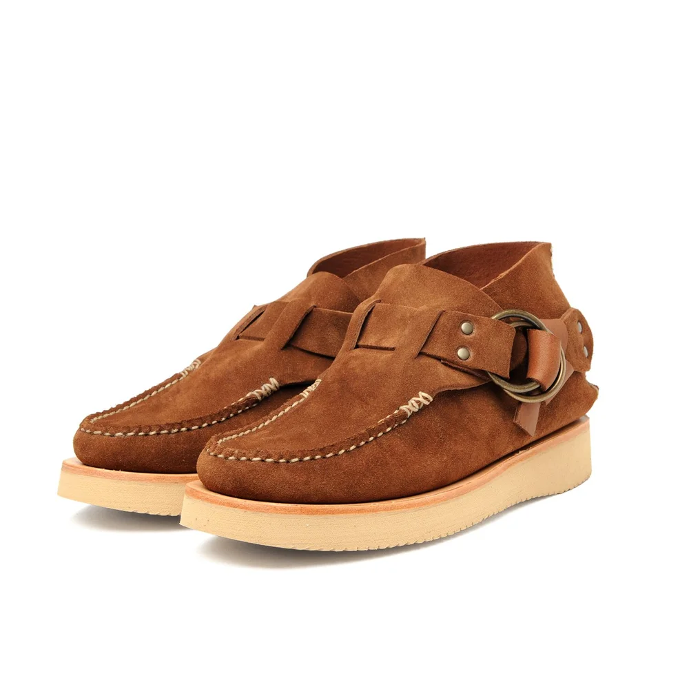 Ring Boots w/ 2021 - Flesh-out Leather [3 Colors] — YUKETEN display picture 3