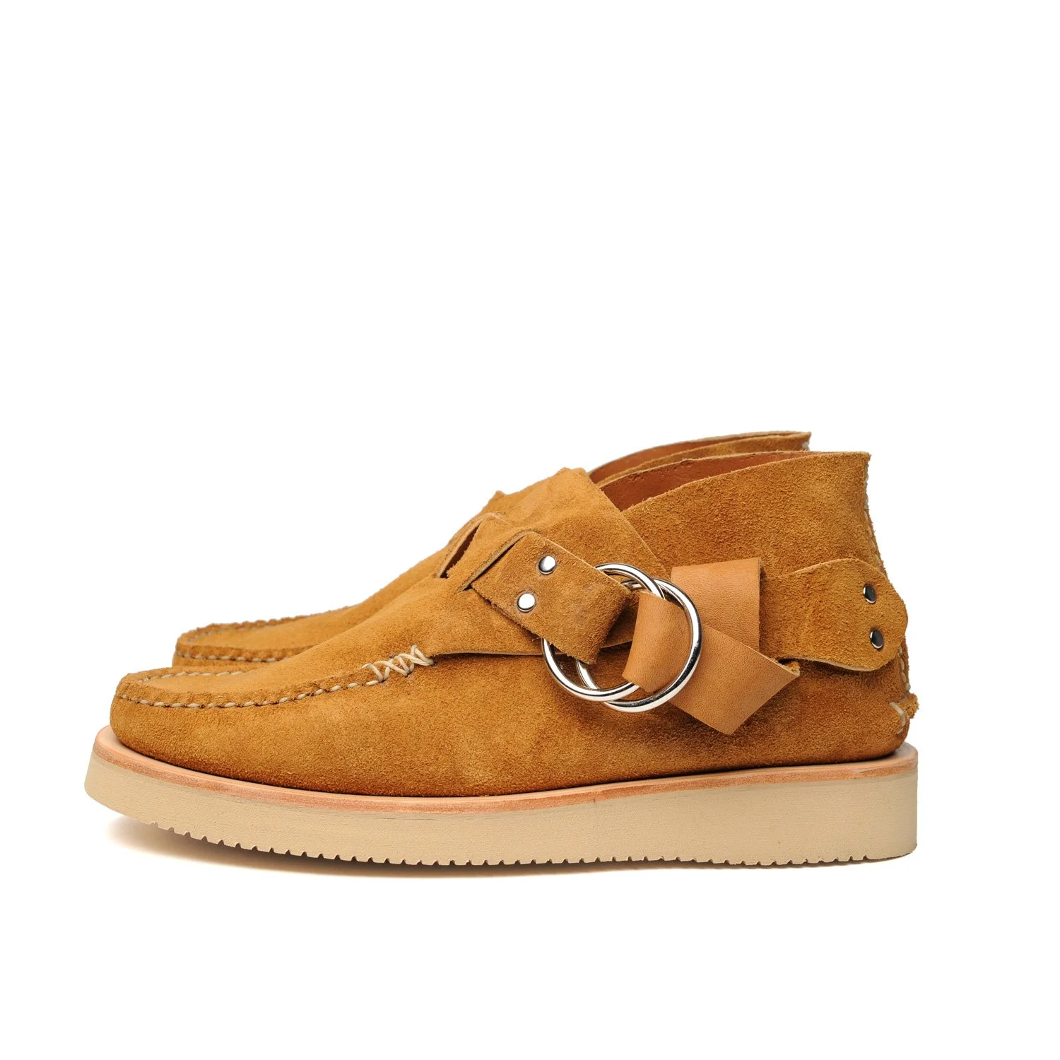 美品‼️YUKETEN モカシンブーツ MADE in USA Ring Boots w/ 2021 - Flesh-out Leather [3 Colors] — YUKETEN