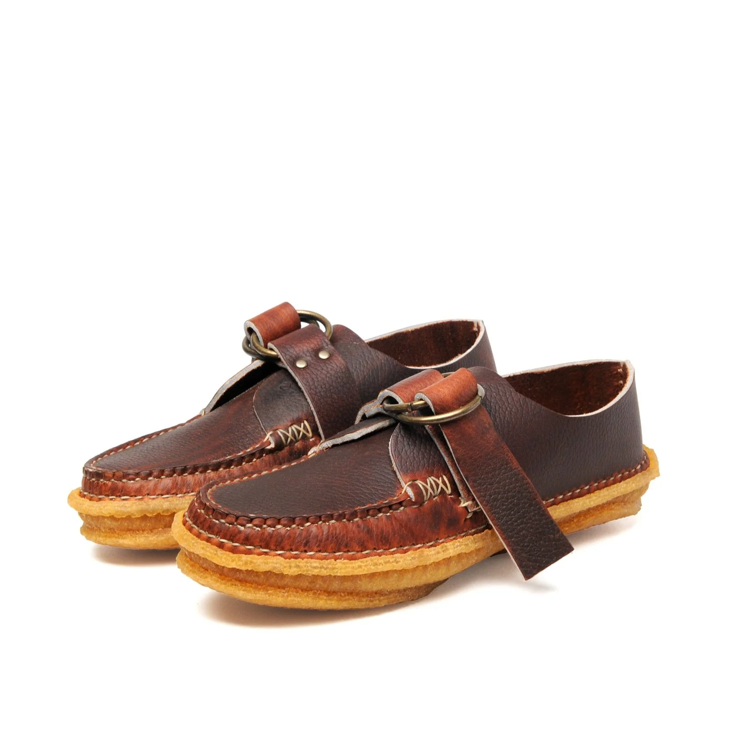 Center Ring Moc w/ Handsewn Crepe Sole - Chromepak Leather [2